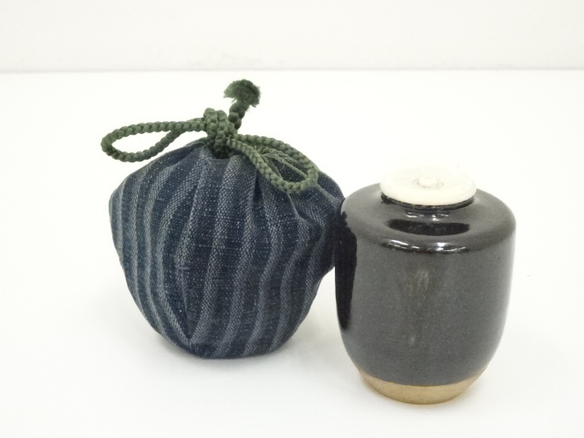道具 ] - 道具 作家物 肩衝茶入（仕覆付）□zへの質問 | ネット